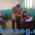 وكيل التعليم يطمئن على سير امتحان لجنة مدرسة سعد زغلول الإعدادية بنات