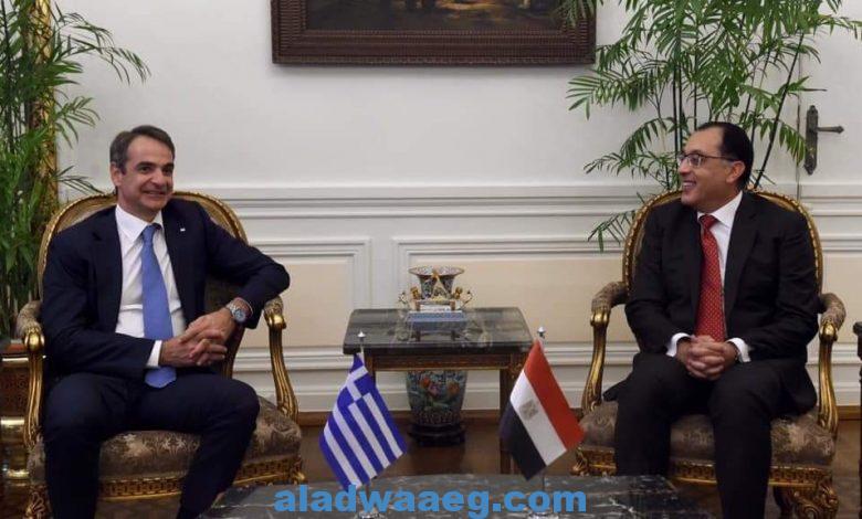 رئيسا وزراء مصر واليونان يترأسان جلسة مباحثات موسعة