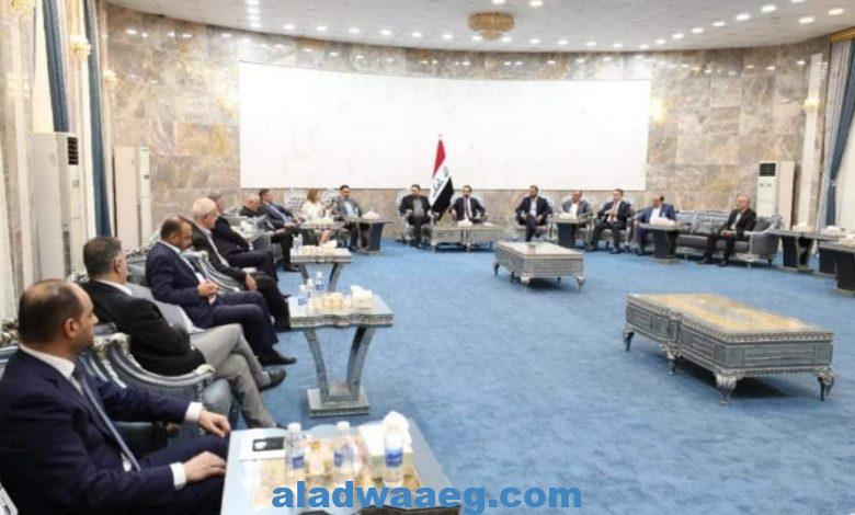 إجتماع رئيس مجلس النواب العراقي برؤساء الكتل النيابية