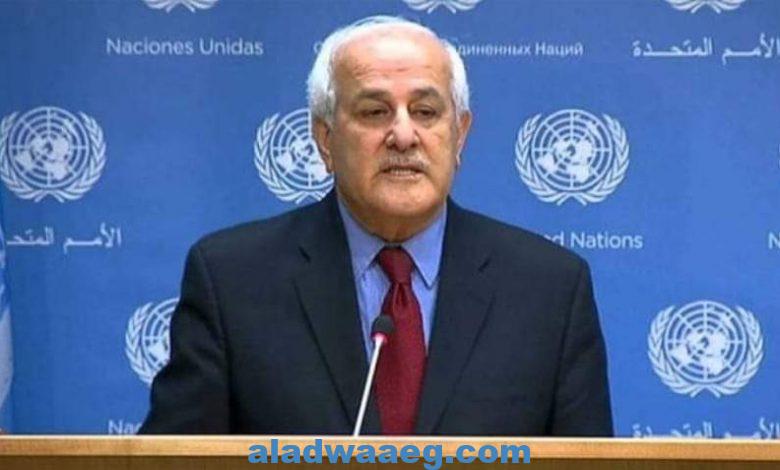 السفير منصور: عدم إدراج إسرائيل في القائمة السوداء لمنتهكي حقوق الأطفال فشل أخلاقي وقانوني للأمم المتحدة