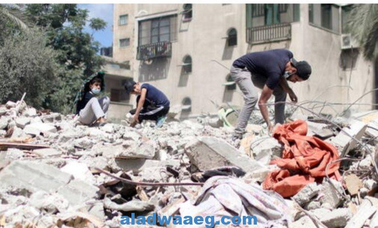 وصول 35 آلية مصرية إلى غزة الخميس للمساعدة في إزالة ركام المباني المدمرة