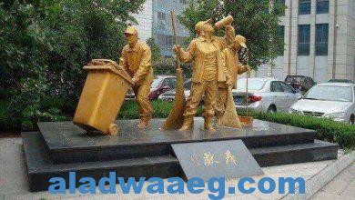 صورة عمال النظافة في ألمانيا عملوا لهم تمثال وفي مصر محرومون من الرعاية