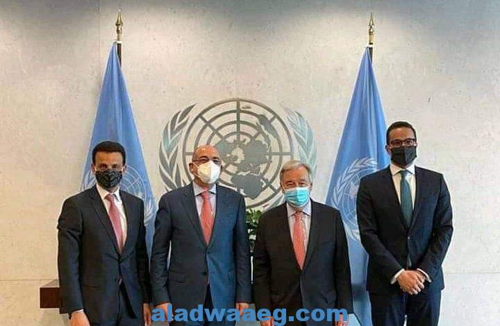 سكرتير عام الأمم المتحدة يثنى على رئاسة مصر للجنة بناء السلام