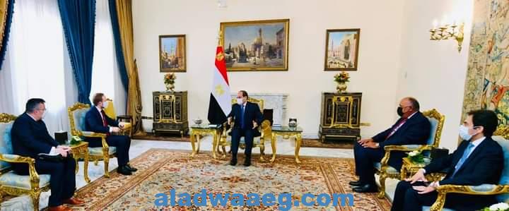 السيسي يستقبل وزير خارجية التشيك بالقاهرة