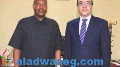 صورة وزير الزراعة والري البوروندي يعرب عن تقديره لـ مصر لدعم بلاده فى مختلف المجالات