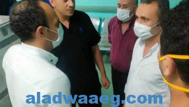 صورة وكيل وزارة الصحة بمطروح يتفقد سير العمل بمستشفى الضبعة المركزي مساء اليوم