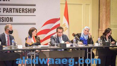 صورة خلال مشاركته في فعاليات توقيع برنامج الشراكة الاقتصادية بين مصر والولايات المتحدة الأمريكية.