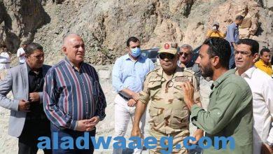 صورة الدكتور عبد العاطى يفتتح أعمال للحماية من أخطار السيول بمحافظة جنوب سيناء