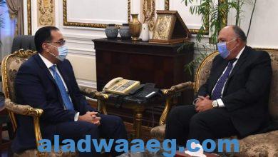 صورة رئيس الوزراء يستعرض مع وزير الخارجية آلية تنفيذ تكليفات الرئيس