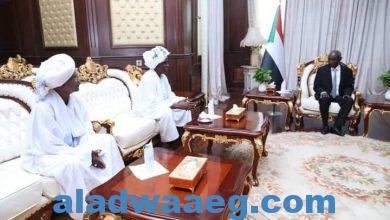 صورة السودان : عضو مجلس السيادي جاد كريم يلتقي وفد نظارات شمال كردفان