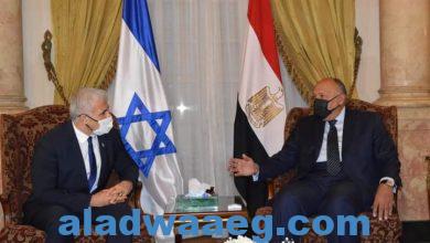 صورة استقبل وزير الخارجية سامح شكري، اليوم 9 ديسمبر الجاري، رئيس الوزراء المناوب وزير خارجية إسرائيل يائير لابيد ، وذلك بقصر التحرير بوزارة الخارجية.
