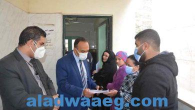 صورة أبوزيد” يتابع الحالة العامة بمستشفى الصدر بمدينة المنيا ومركز تلقي اللقاح.