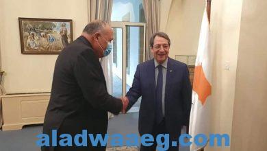 صورة الرئيس القبرصي “نيكوس أنستاسيادس” يستقبل وزير الخارجية سامح شكري في إطار زيارته الحالية إلى نيقوسيا.