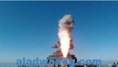 صورة فرقاطة روسية تطلق أحدث صاروخ مضاد للغوصات ويصيب هدفه في بحر اليابان