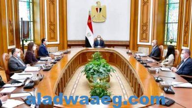 صورة الرئيس عبد الفتاح السيسي يجتمع برئيس مجلس الوزراء والمجموعة الوزارية الاقتصادية.
