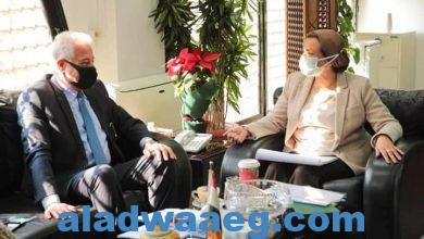 صورة وزيرة البيئة ومحافظ جنوب سيناء يجتمعان لمناقشة استعدادات مصر لاستضافة مؤتمر الأطراف للتغيرات المناخية cop27