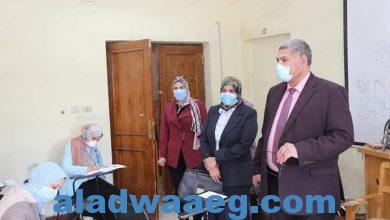 صورة جامعة الفيوم: الأستاذ الدكتور عرفة صبري يتفقد امتحانات الدراسات العليا بكلية التمريض