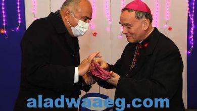 صورة محافظ قنا يستقبل سفير الفاتيكان بمصر