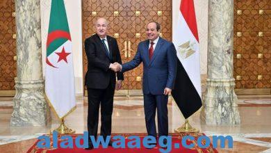 صورة الرئيس السيسى يستقبل نظيره الجزائرى بقصر الاتحادية ” صور “