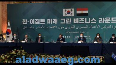 صورة خلال فعاليات المائدة المستديرة لمؤتمر الأعمال المصري الكوري :