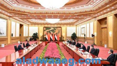 صورة الرئيس عبد الفتاح السيس بمدينة بكين وعقد مباحثات قمة مع الرئيس الصيني “شي جين بينج.