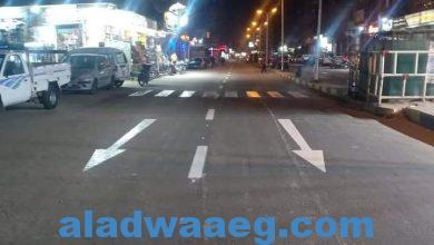صورة إجراء تخطيط مروري لشارع بشتيل بشمال ورصف ٣ محاور هامه بالبدرشين
