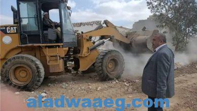 صورة إزالة 25 حالة تعدي علي أراضي أملاك الدولة بمدينة كرداسة.