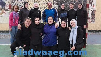 صورة المركز الأول لمنتخب كرة اليد طالبات لجامعة عين شمس في بطولة دورى الجامعات.  