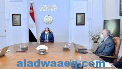 صورة الرئيس السيسي يتابع مشروعات وزارة الرى على مستوى الجمهورية 