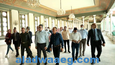 صورة وزير السياحة والآثار يتفقد اللمسات النهائية لمشروع ترميم قصر محمد على بشبرا.