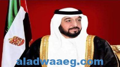 صورة وفاة رئيس الإمارات الشيخ خليفة بن زايد وتنكيس الأعلام 