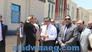 صورة وزير التعليم العالي يتفقد جامعة المنصورة الجديدة