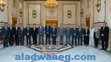 صورة الوزير  يستقبل عدد من علماء وخبراء مصر بالخارج