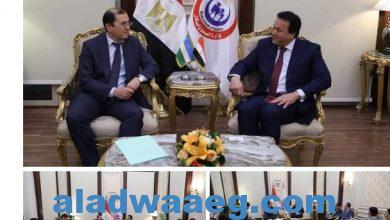 صورة وزير التعليم العالي والقائم بأعمال وزير الصحة يستقبل سفير أوزبكستان لدى مصر لبحث سبل التعاون بين البلدين