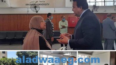 صورة وزير التعليم العالي يتفقد مكتب التنسيق الرئيسي بجامعة عين شمس