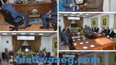 صورة رئيس جامعة حلوان يلتقي نائب رئيس الهيئة القومية للإنتاج الحربي وبحث سبل التعاون المشترك بين الجانبين