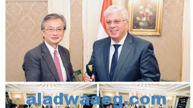 صورة وزير التعليم العالى يبحث سبل دعم التعاون المشترك مع سفير اليابان بالقاهرة