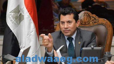 صورة وزير الشباب والرياضة يجدد الثقة، بالدكتور سيد حزين وكيلا للوزارة بالقاهرة، للعام الثالث