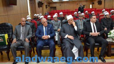 صورة وزير الأوقاف ومحافظ بورسعيد يلتقيان بائمة المساجد
