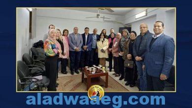 صورة انعقاد اجتماع تنسيقي للجنة المشتركة بين وزارة التضامن وحزب حماة الوطن