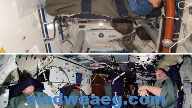صورة كيفية نوم رواد الفضاء في محطة الفضاء الدولية