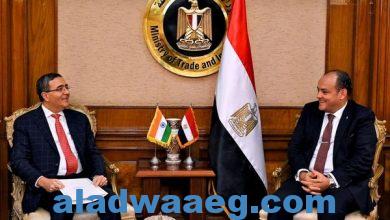 صورة وزير التجارة والصناعة يبحث مع السفير الهندي بالقاهرة سبل تعزيز أوجه التعاون الاقتصادي بين البلدين