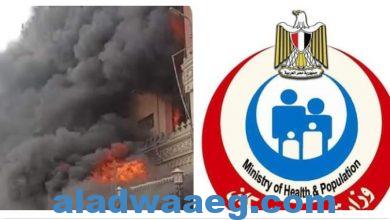 صورة كواليس حريق مستشفى النور المحمدي بالمطرية والدفع بـ 12سيارة إسعاف