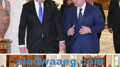 صورة الرئيس السيسى يستقبل رئيس وزراء جمهورية رومانيا
