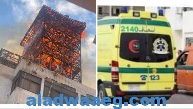 صورة إنفجار اسطوانه بوتاجاز سببا فى نشوب حريق مروع بعقارين ببورسعيد