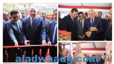صورة راشد وسفير اليمن يفتتحان معرض اهلا رمضان بالدقى