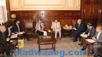 صورة القصير مع السفير الهندي بالقاهرة لبحث التعاون بين البلدين