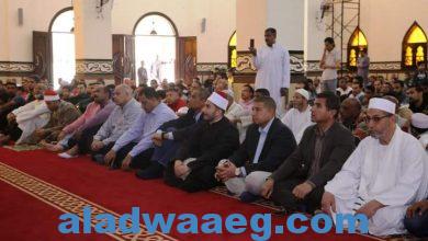 صورة محافظة السويس إفتتاح مسجد أهل بدر بمدينة الدكتور أحمد زويل
