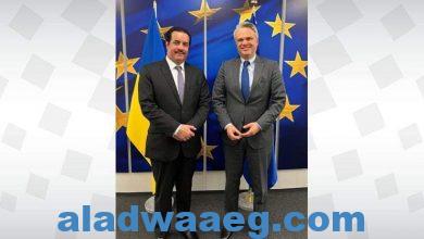 صورة ” السفير البحريني ” لدي بروكسل يلتقي مع المفوضية الأوروبية
