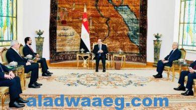 صورة السيسى يستقبل السيد محمد الحلبوسي رئيس مجلس النواب العراقى